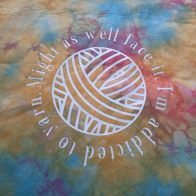 Cotton Shopper Bag - Might as well face it, I&#039;m addicted to yarn.